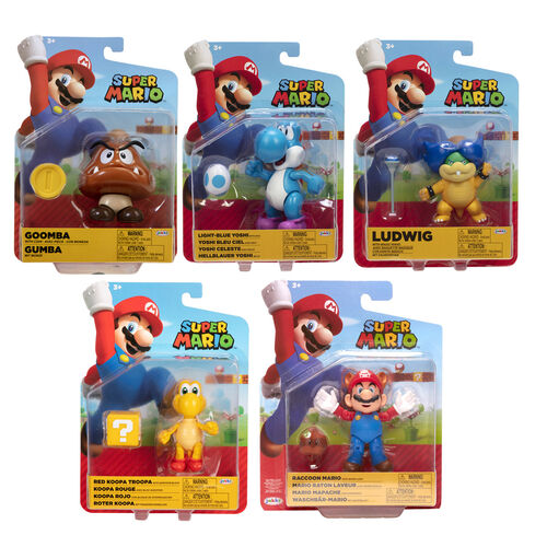 JAKKS PACIFIC NINTENDO SUPER MARIO FIGURE 10 CM WAVE 27 (ASSORTIMENTO 6 PERSONAGGI) - Disponibile in 2/3 giorni lavorativi Jakks Pacific