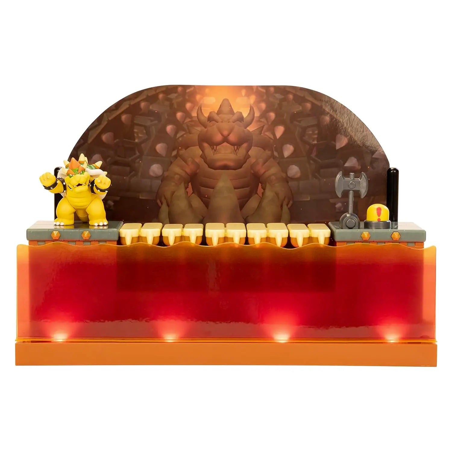 JAKKS PACIFIC NINTENDO SUPER MARIO DELUXE BOWSER BATTLE PLAYSET - Disponibile in 2/3 giorni lavorativi Jakks Pacific