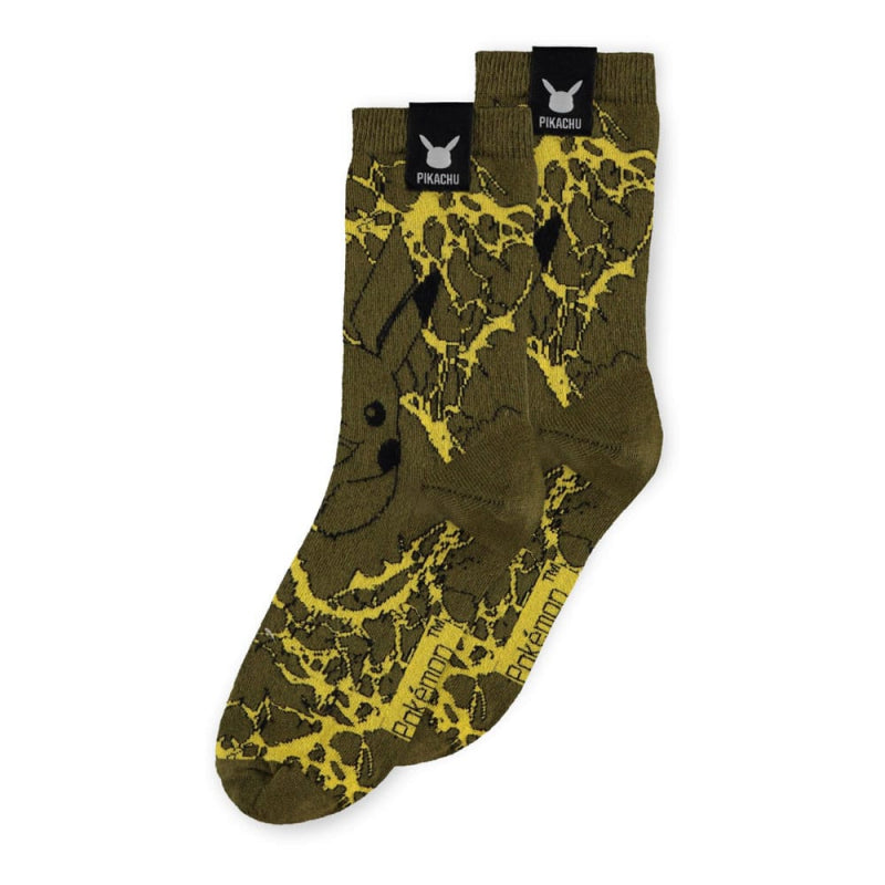 DIFUZED Pokémon - Pikachu Men's Sport Socks (2Pack) 39-42 - Disponibile in 2/3 giorni lavorativi Difuzed