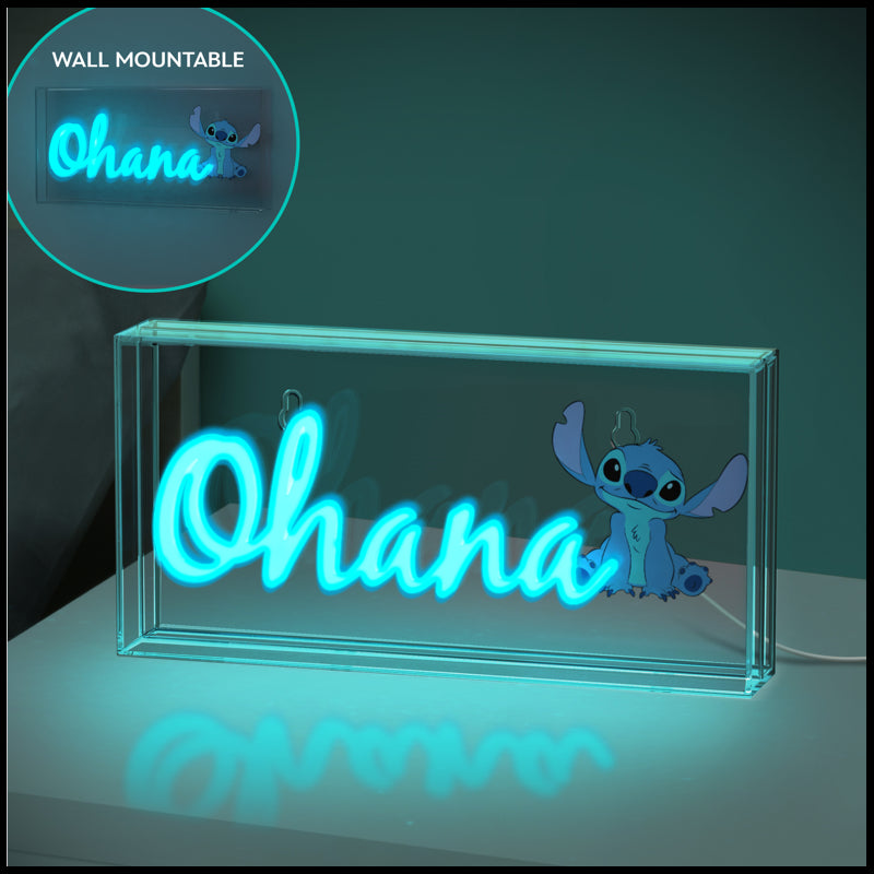 PALADONE Stitch Ohana LED Neon Light - Disponibile in 2/3 giorni lavorativi