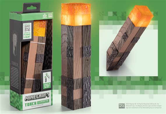 Minecraft - Torcia luminosa Replica da collezione - Disponibile in 2/3 giorni lavorativi