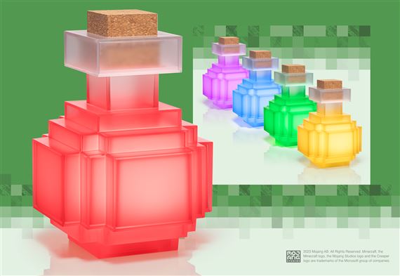 Minecraft - Pozione luminosa Replica da collezione - Disponibile in 2/3 giorni lavorativi Noble Collection