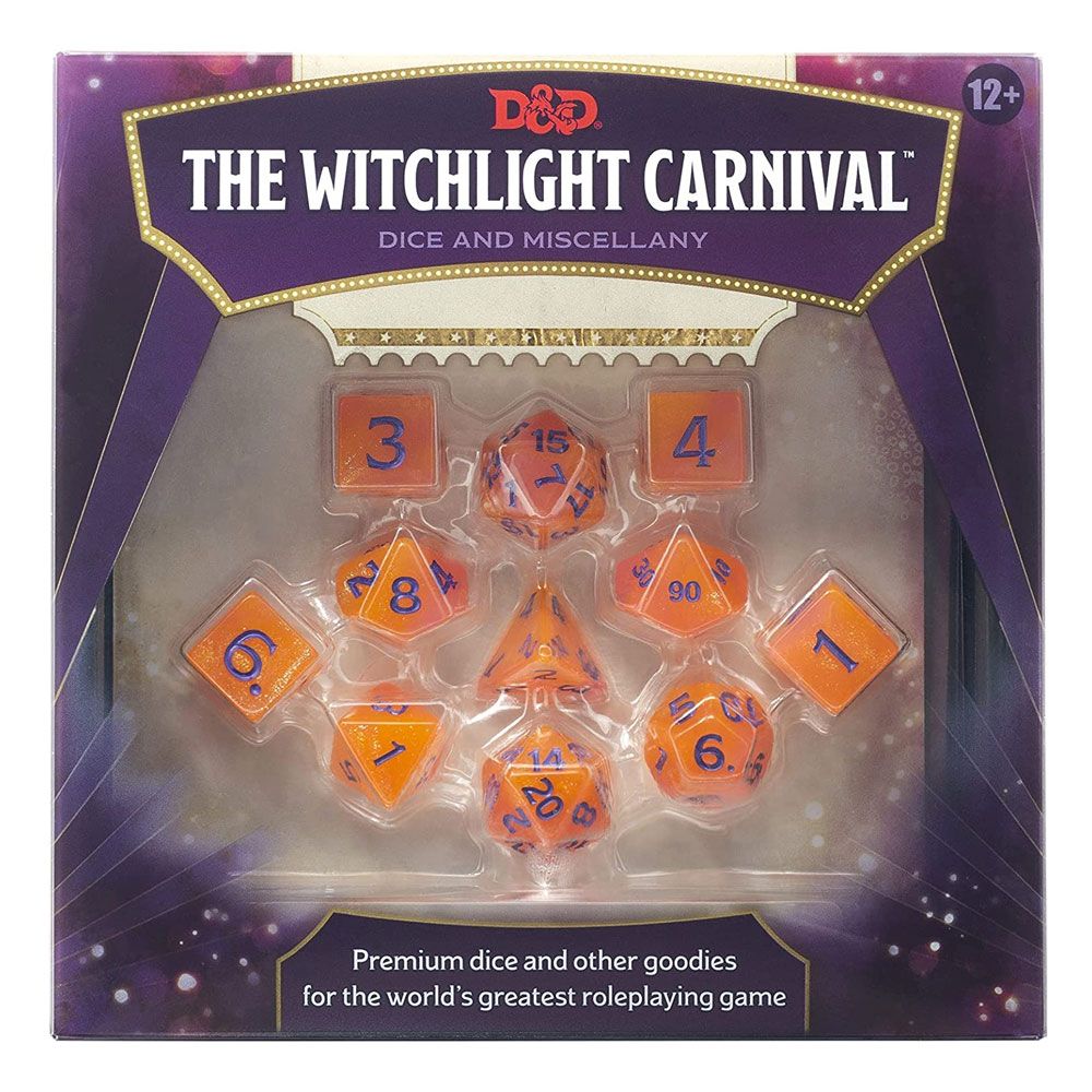 Gioco da tavolo Dungeons & Dragons - RPG Set Dadi Witchlight Carnival - Disponibile in 2/3 giorni lavorativi