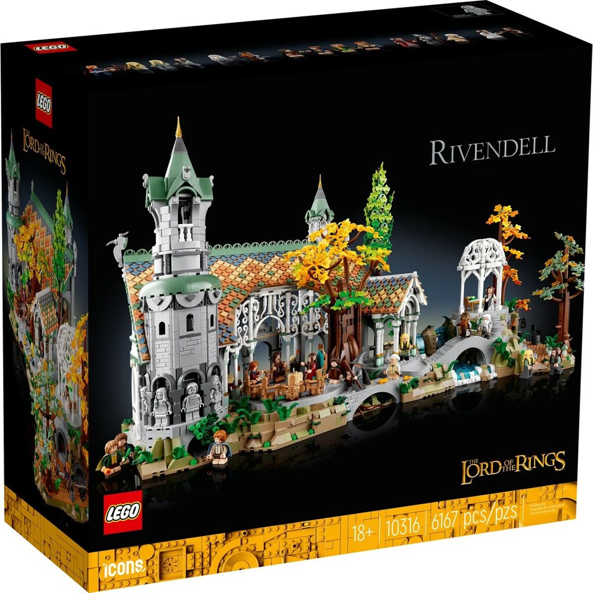 Playset Lego The Lord of the Rings: Rivendell 10316 6167 Pezzi 72 x 39 x 50 cm - Disponibile in 3-4 giorni lavorativi