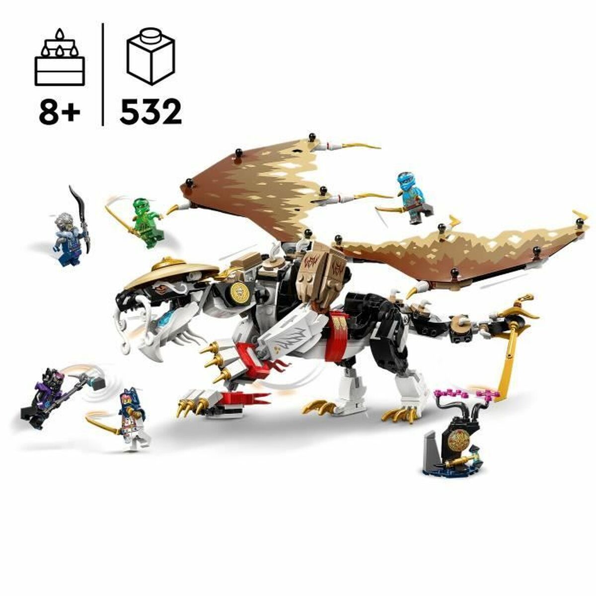 Playset Lego 71809 Master Dragon Egalt - Disponibile in 3-4 giorni lavorativi