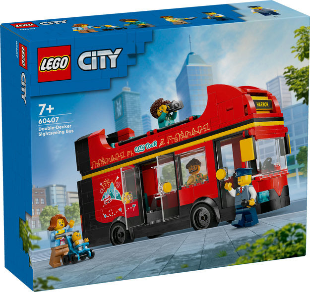 LEGO LEGO 60407 Autobus turistico rosso a due piani - Disponibile in 2/3 giorni lavorativi