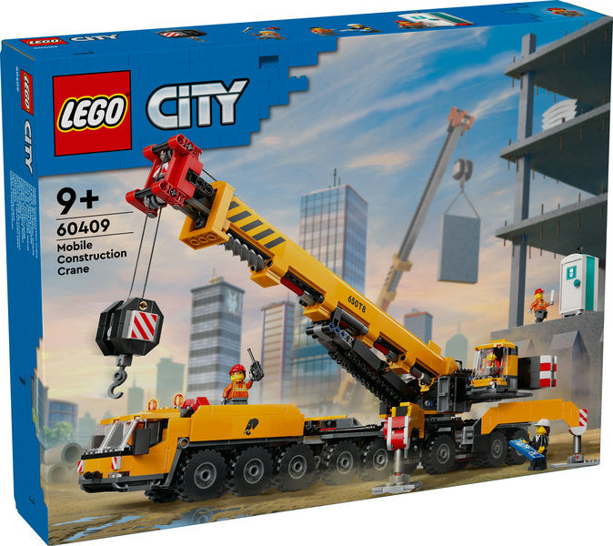 LEGO LEGO 60409 Gru da cantiere mobile gialla - Disponibile in 2/3 giorni lavorativi LEGO