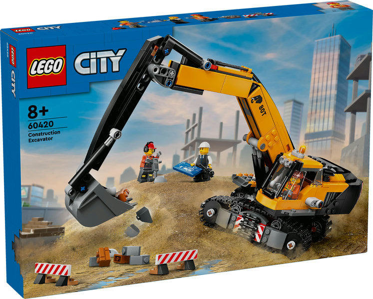 LEGO LEGO 60420 Escavatore da cantiere giallo - Disponibile in 2/3 giorni lavorativi