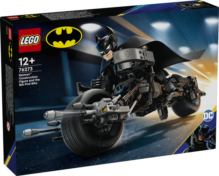 LEGO LEGO 76273 Personaggio costruibile di Batman con Bat-Pod - Disponibile in 2/3 giorni lavorativi LEGO