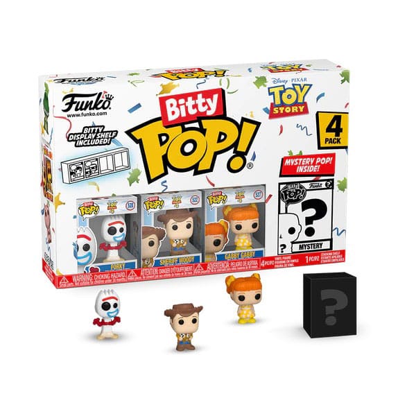 Funko Pop! FUNKO POP Funko Bitty 4-Pack: Toy Story - Forky Figures - Disponibile in 2/3 giorni lavorativi