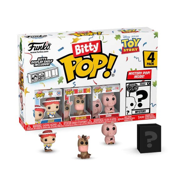 Funko Pop! FUNKO POP Bitty 4-Pack: Disney Toy Story - Jessie Figures - Disponibile in 2/3 giorni lavorativi