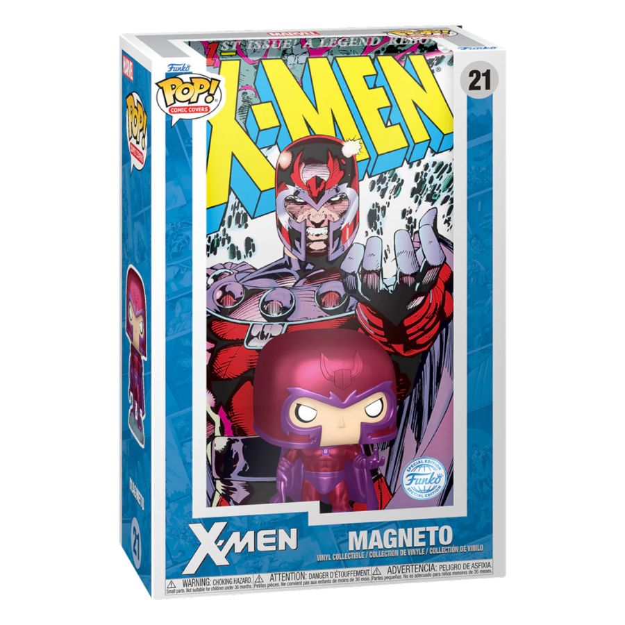Funko Pop! FUNKO POP Comic Covers Marvel: X-Men - 21 Magneto (Exclusive) - Disponibile in 2/3 giorni lavorativi FUNKO