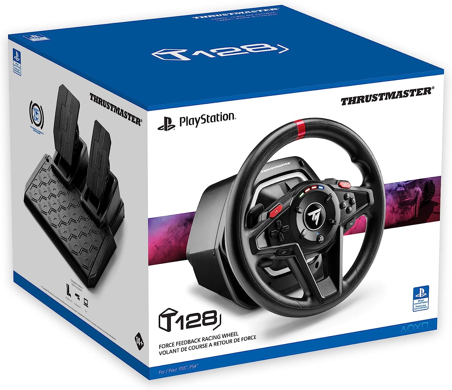 PS5 THRUSTMASTER Volante T128 (Compatibile PS5, PS4 e PC) Accessori - Disponibile in 2/3 giorni lavorativi