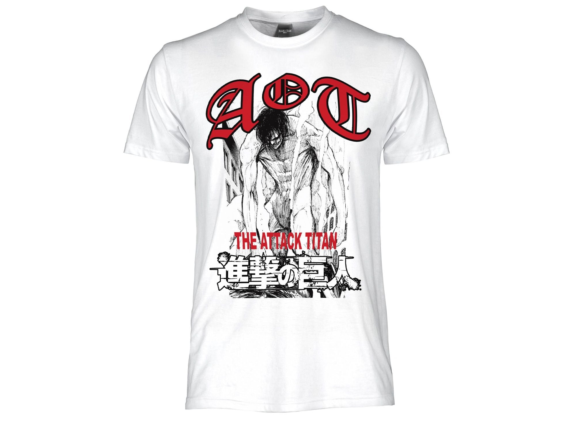 ATTACK ON TITAN - T-shirt "Logo" S bianca - Disponibile in 2/3 giorni lavorativi GED