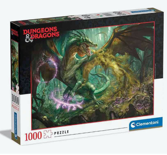 Dungeons & Dragons Puzzle Collection - The Hunt For The Green Dragon Puzzle 1000 Pezzi - Disponibile in 2/3 giorni lavorativi GED