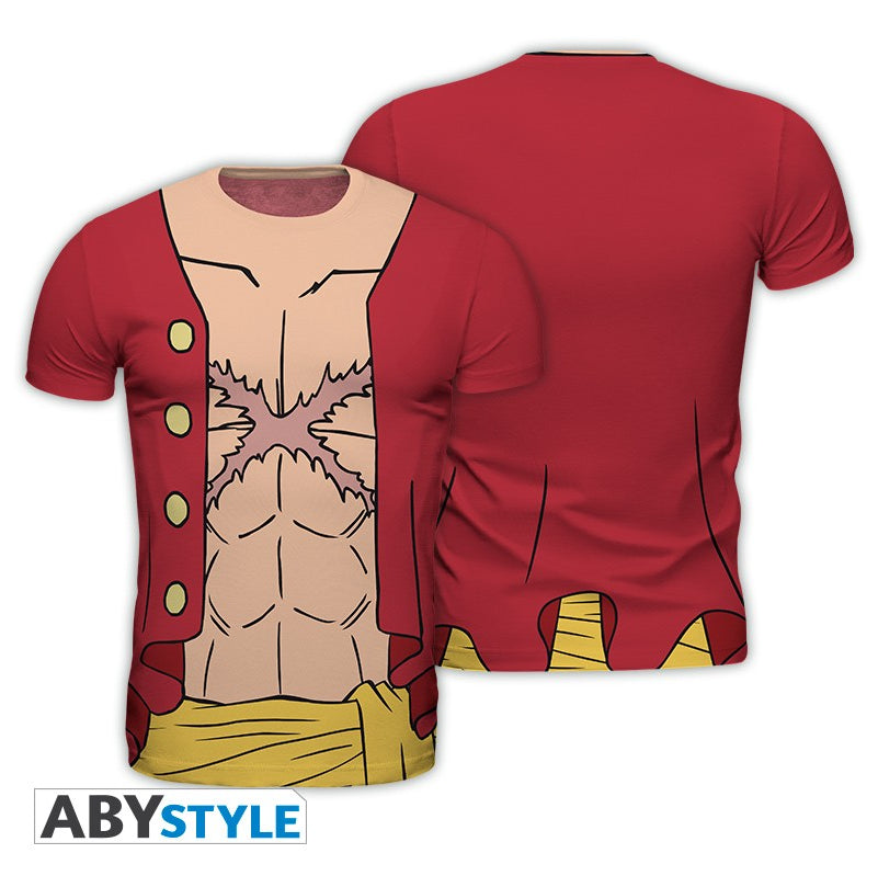 ABYSTYLE ONE PIECE - Replica T-shirt "Luffy New World" (taglia L) - Disponibile in 2/3 giorni lavorativi