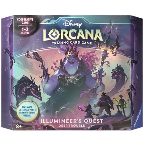 RAVENSBURGER DISNEY: LORCANA - ILLUMINEER'S QUEST: DEEP TROUBLE - ENG - Disponibile in 2/3 giorni lavorativi Ravensburger TCG