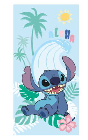 DISNEY - LILO & STITCH - Telo mare "Stitch aloha" - Disponibile in 2/3 giorni lavorativi GED