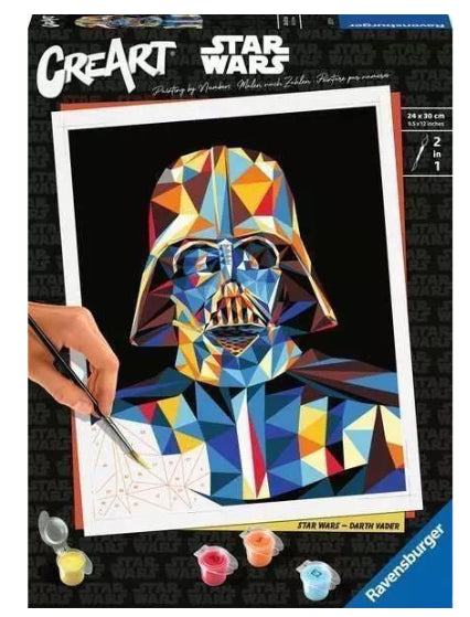 RAVENSBURGER CreArt - Polygon Starwars Darth Vader CreArt Adult - Disponibile in 2/3 giorni lavorativi