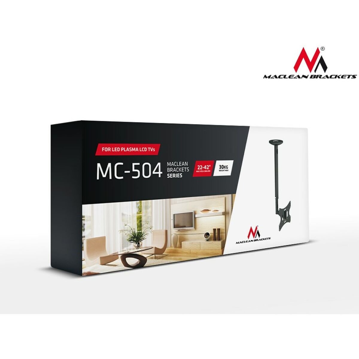 Supporto TV MacLean MC-504A S 23" 42" 30 Kg - Disponibile in 3-4 giorni lavorativi