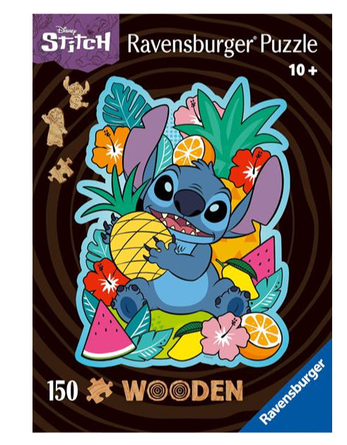 RAVENSBURGER Disney Stitch - 150 pezziPuzzle di legno - Disponibile in 2/3 giorni lavorativi