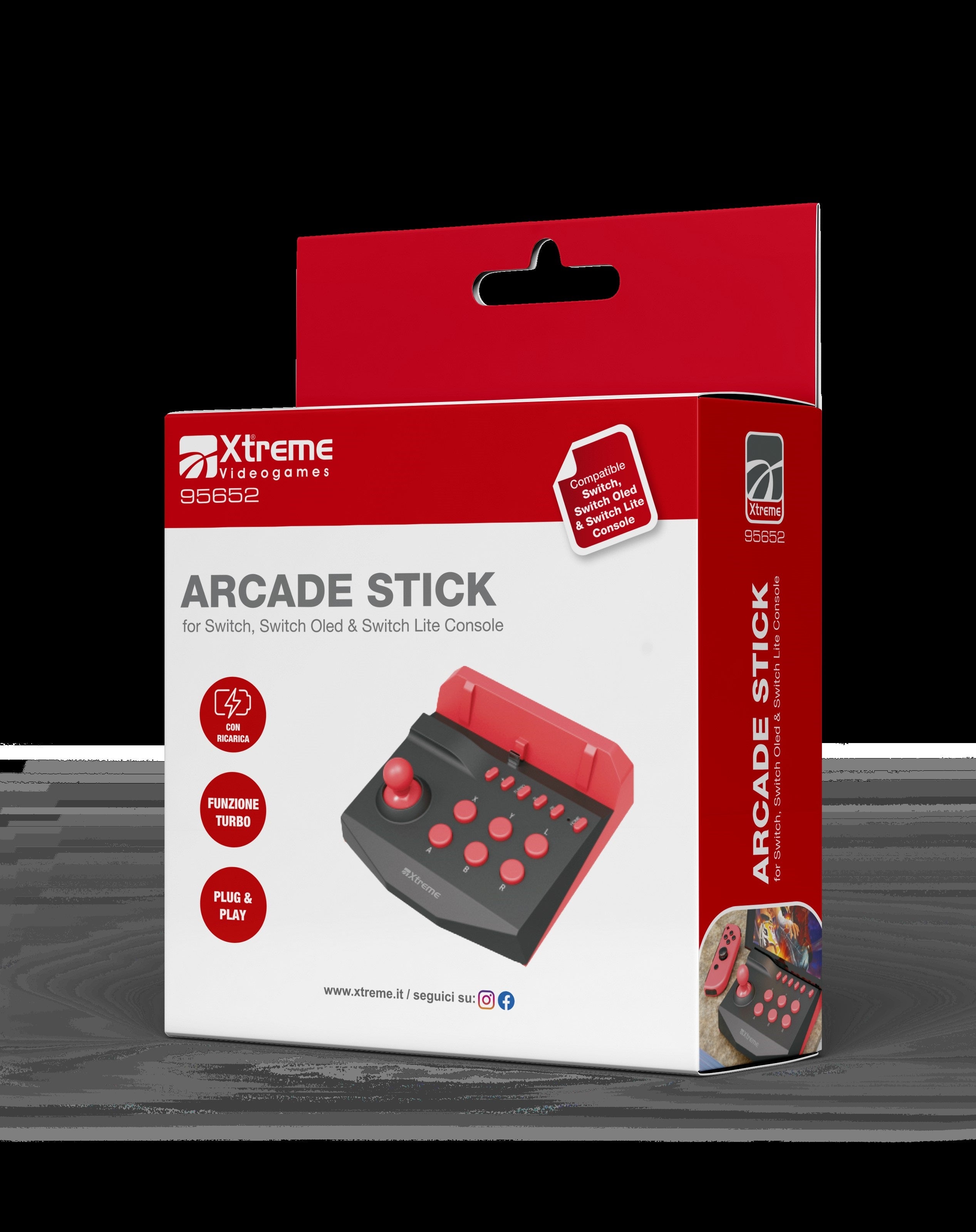 Switch XTREME Arcade Stick Accessori - Disponibile in 2/3 giorni lavorativi Xtreme