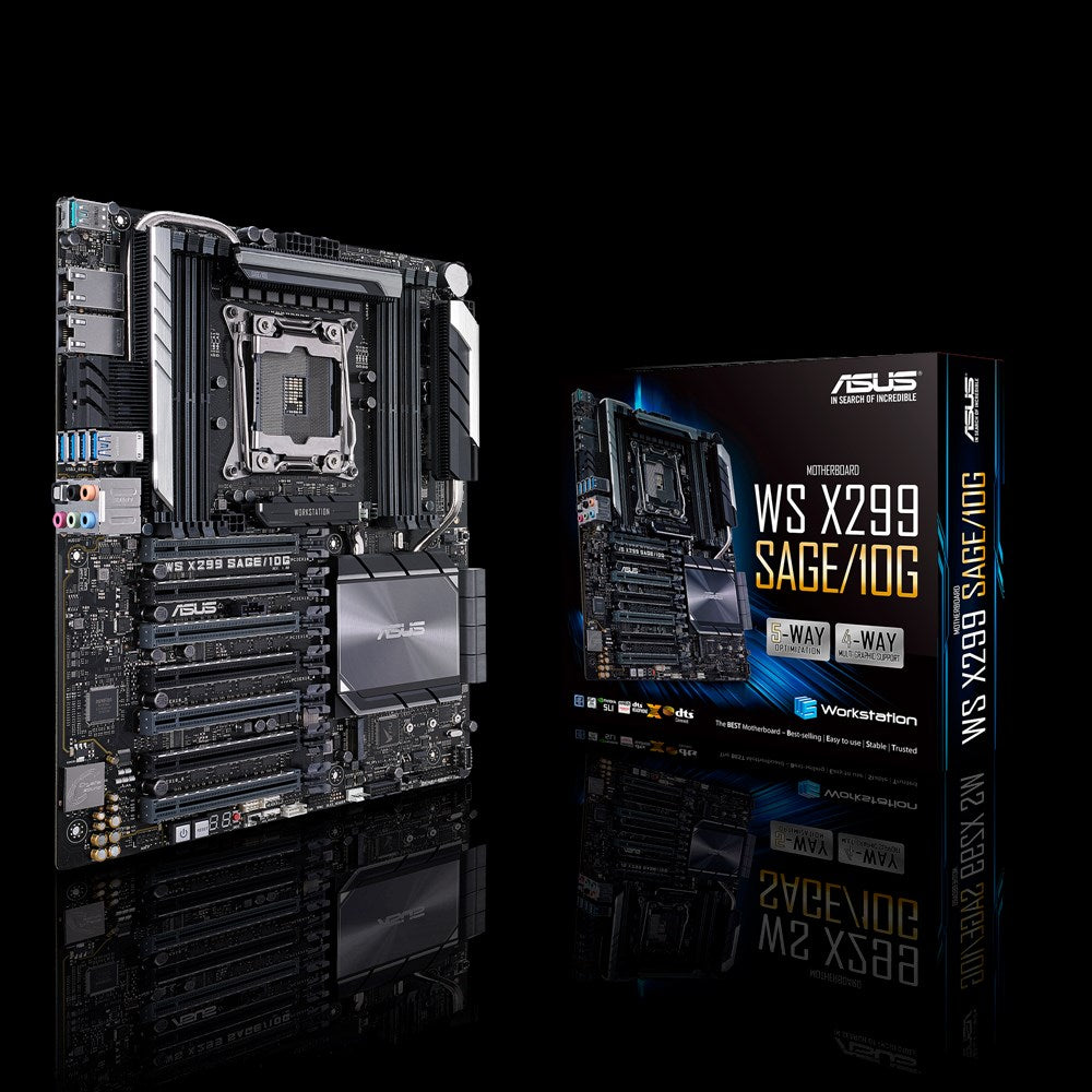 ASUS WS X299 SAGE/10G Intel X299 LGA 2066 (Socket R4) CEB - Disponibile in 6-7 giorni lavorativi