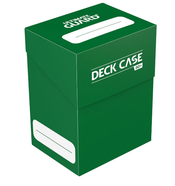 ULTIMATE GUARD Deck Case 80+ Standard Size Green - Disponibile in 2/3 giorni lavorativi