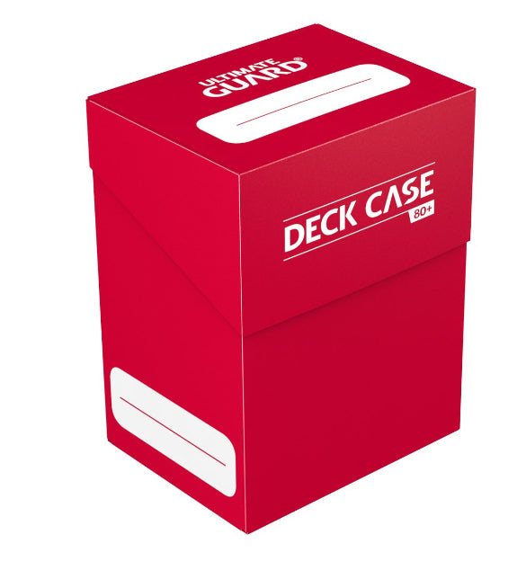 Ultimate Guard Deck Case 80+ Standard Size Red - Disponibile in 2/3 giorni lavorativi
