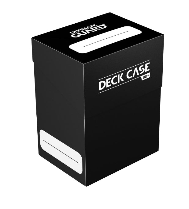 ULTIMATE GUARD Deck Case 80+ Standard Size Black - Disponibile in 2/3 giorni lavorativi