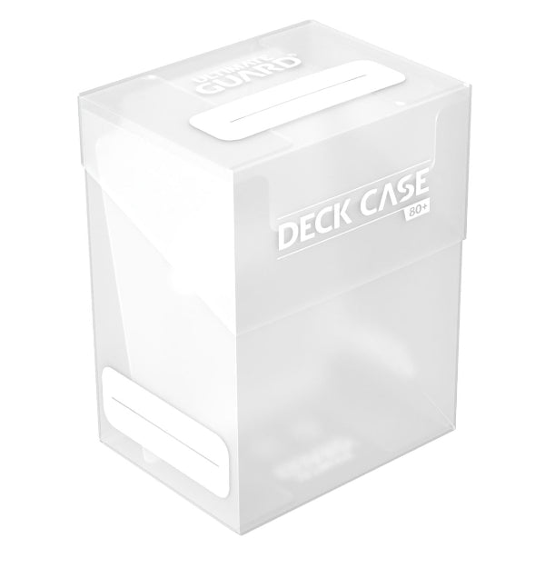 ULTIMATE GUARD Deck Case 80+ Standard Size Transparent - Disponibile in 2/3 giorni lavorativi