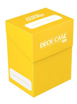 ULTIMATE GUARD Deck Case 80+ Standard Size Yellow - Disponibile in 2/3 giorni lavorativi