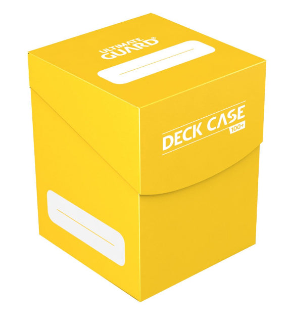 ULTIMATE GUARD Deck Case 100+ Standard Size Yellow - Disponibile in 2/3 giorni lavorativi