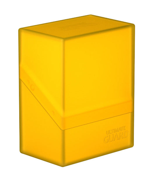 Ultimate Guard Boulder Deck Case 60+ Standard Size Amber - Disponibile in 2/3 giorni lavorativi