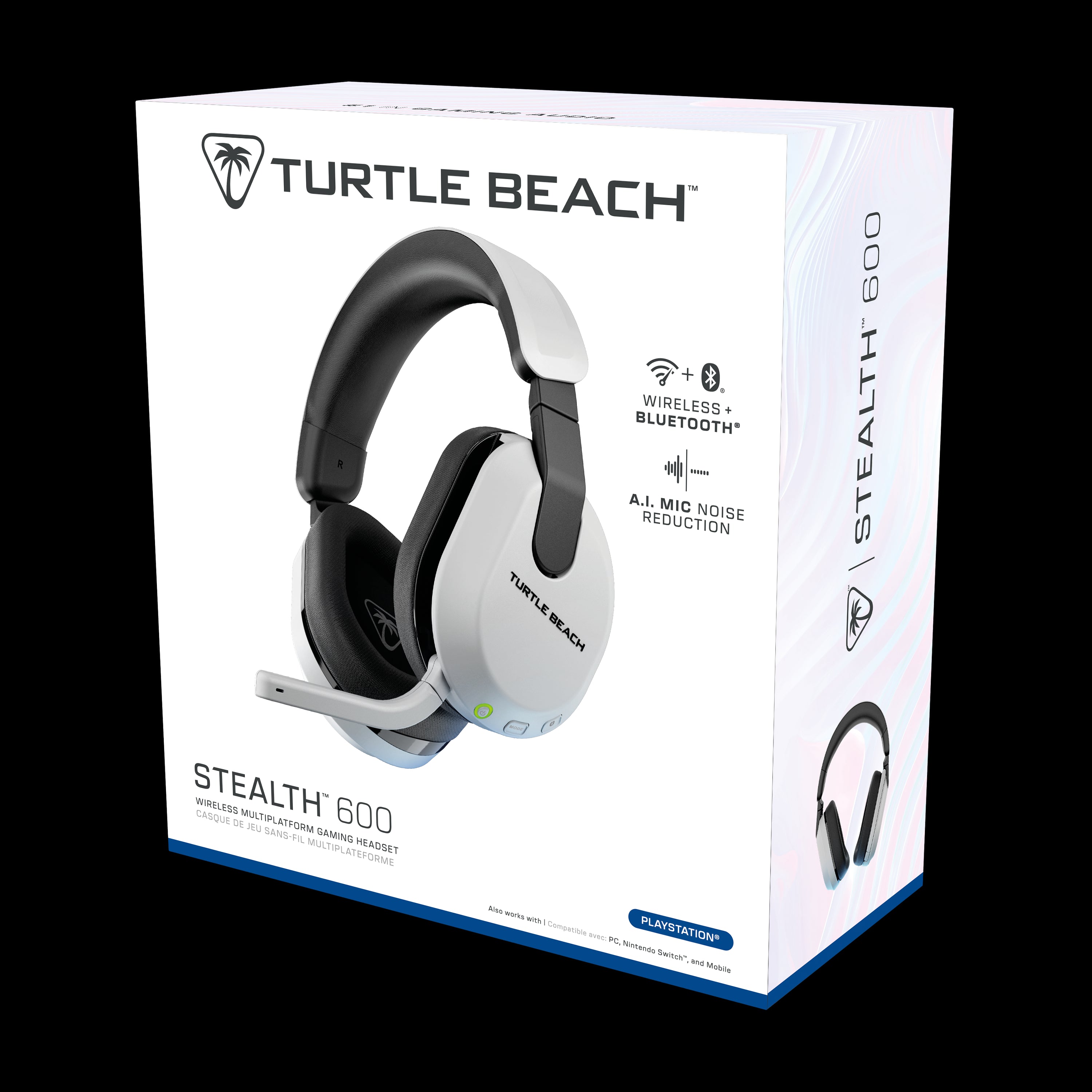 PS5 TURTLE BEACH cuffie gaming Stealth 600 GEN3 White (compatibile PS4) Accessori - Disponibile in 2/3 giorni lavorativi Turtle Beach