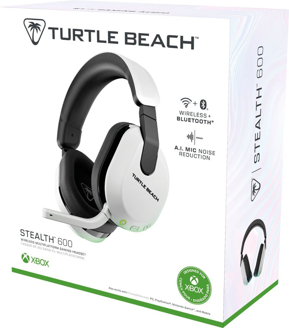 Xbox Series TURTLE BEACH cuffie gaming Stealth 600 GEN3 White Accessori - Disponibile in 2/3 giorni lavorativi Turtle Beach