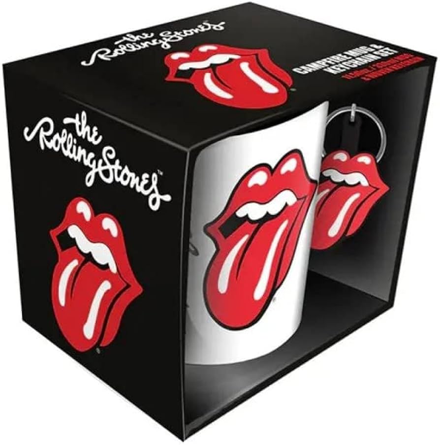 PYRAMID ROLLING STONES MUG & KEYCHAIN SET - Disponibile in 2/3 giorni lavorativi Pyramid