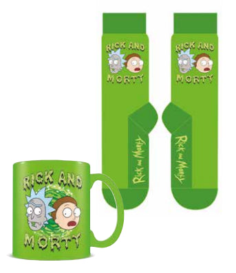 PYRAMID RICK AND MORTY MUG & SOCK SET - Disponibile in 2/3 giorni lavorativi