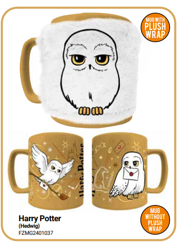 PYRAMID HARRY POTTER FUZZY MUG - HEDWIG - Disponibile in 2/3 giorni lavorativi