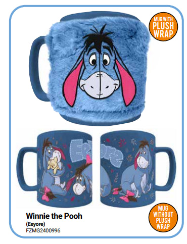 PYRAMID WINNIE THE POOH FUZZY MUG - EEYORE - Disponibile in 2/3 giorni lavorativi