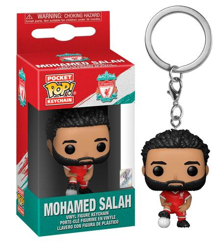 Funko Pop! FUNKO POP Liverpool - Portachiavi Mohamed Salah 4 cm - Disponibile in 2/3 giorni lavorativi