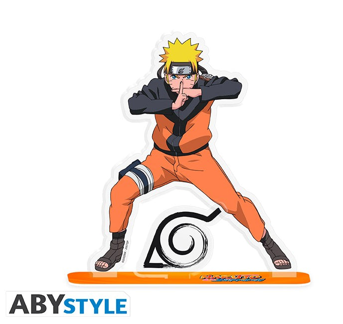 ABYSTYLE NARUTO SHIPPUDEN - Acryl Figure 2D: "Naruto" - Disponibile in 2/3 giorni lavorativi Abystyle