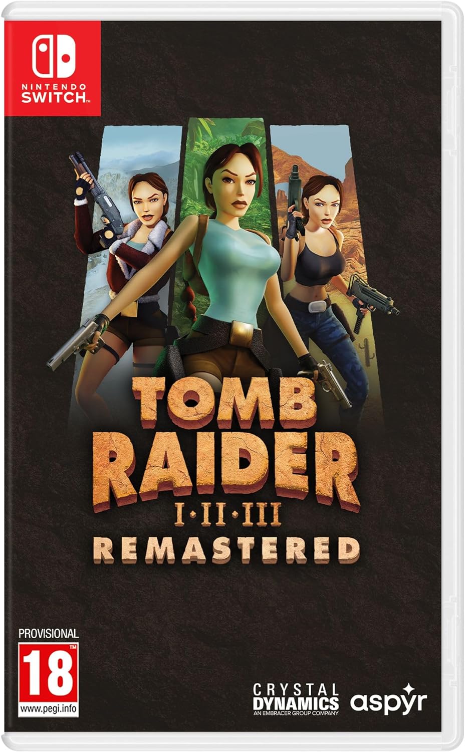 Switch TOMB RAIDER I-III REMASTERED STARRING LARA CROFT - Disponibile in 2/3 giorni lavorativi