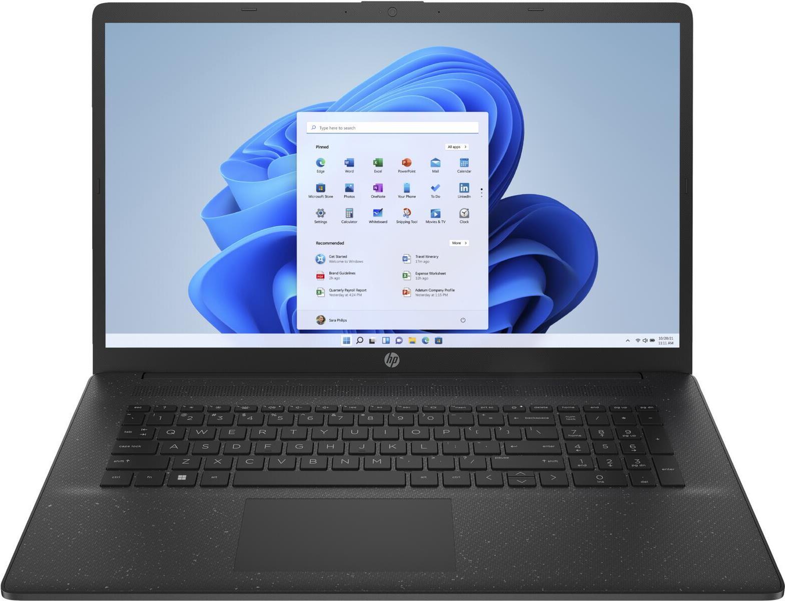 HP 17-cp2033ng 43.94cm 17.3Zoll FHD AMD Ryzen 3 7320U 8GB 512GB SSD UMA W11H Jet - 512 GB - 8 GB (A33TKEA#ABD) - Disponibile in 6-7 giorni lavorativi