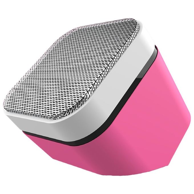 Celly, Speaker Fluo, Cassa Bluetooth con Tecnologia Bluetooth 5.1 e Potenza di Uscita di 3W, Speaker Wireless con Raggio di 10m e Autonomia Fino a 3,5 h, Adatta per Ambienti Chiusi e Aperti, Fucsia - Disponibile in 3-4 giorni lavorativi