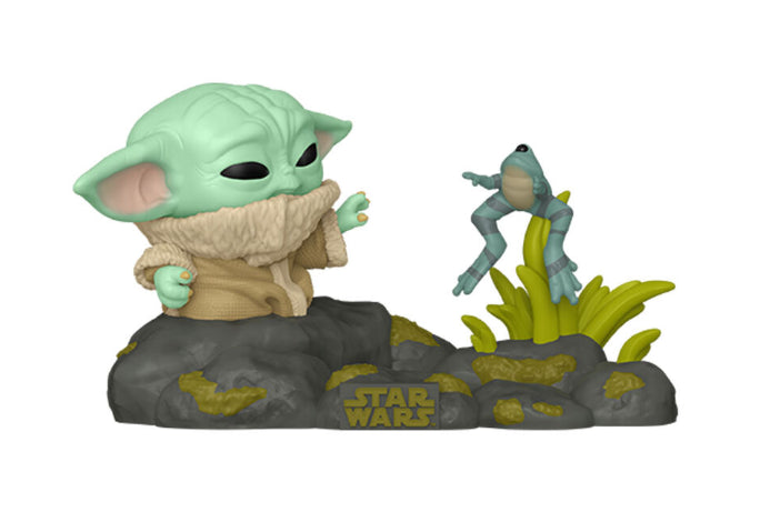 Funko Pop! FUNKO POP Star Wars: The Mandalorian - Deluxe: Din Grogu w/Frog? - Disponibile in 2/3 giorni lavorativi