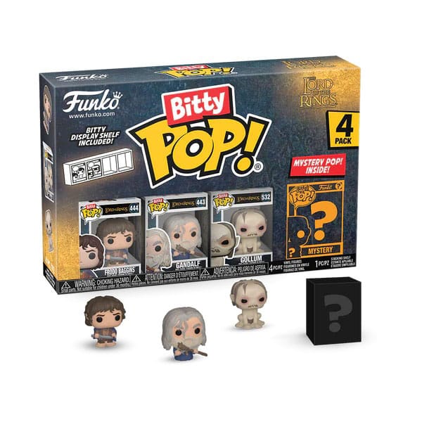 Funko Pop! FUNKO POP Funko Bitty Pop! 4-Pack: The Lord of the Rings - Frodo Vinyl Figures - Disponibile in 2/3 giorni lavorativi