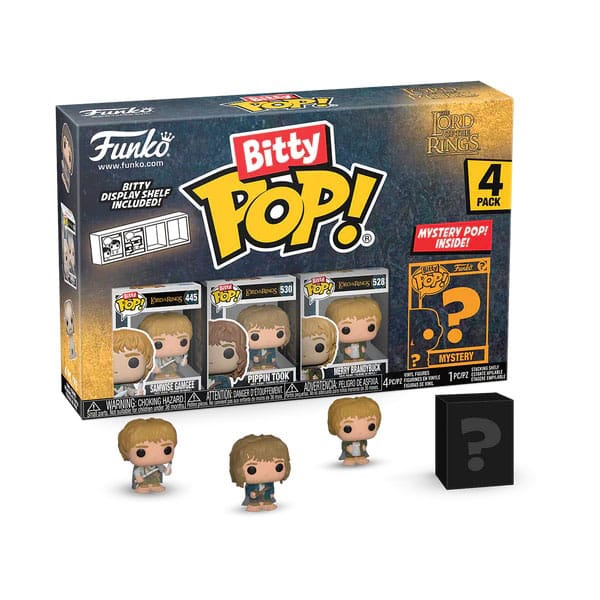 Funko Pop! FUNKO POP Funko Bitty Pop! 4-Pack: The Lord of the Rings - Samwise Vinyl Figures - Disponibile in 2/3 giorni lavorativi