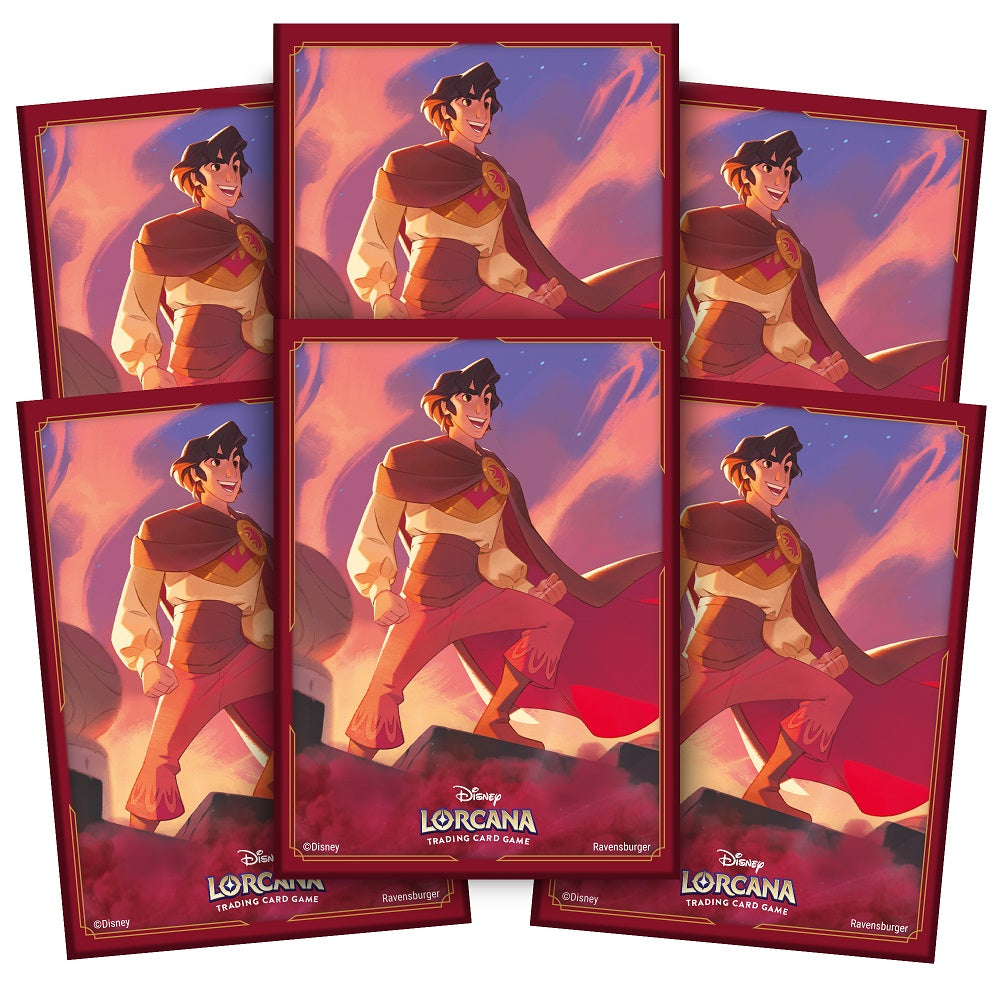 RAVENSBURGER Disney: Lorcana Sleeve - Aladdin - Heroic Outlaw - Disponibile in 2/3 giorni lavorativi Ravensburger TCG