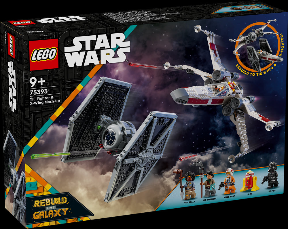 LEGO LEGO 75393 Mash-up TIE Fighter e X-Wing - Disponibile in 2/3 giorni lavorativi LEGO